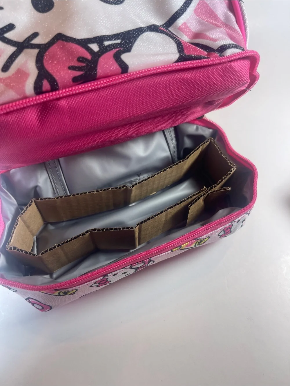 Hello Kitty Girls Pink Lunch Box Bag Sanrio Back to School for elementary school